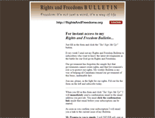 Tablet Screenshot of bulletin.rightsandfreedoms.org